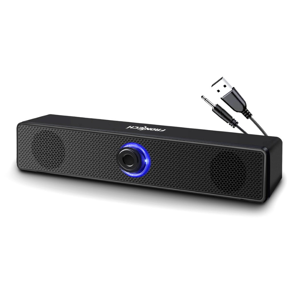 Frontech 1.0 USB Speakers with RGB Lights | 10W Power | AUX/USB (SPK-0008) Frontech 1.0 USB Speakers with RGB Lights | 10W Power | AUX/USB (SPK-0008)